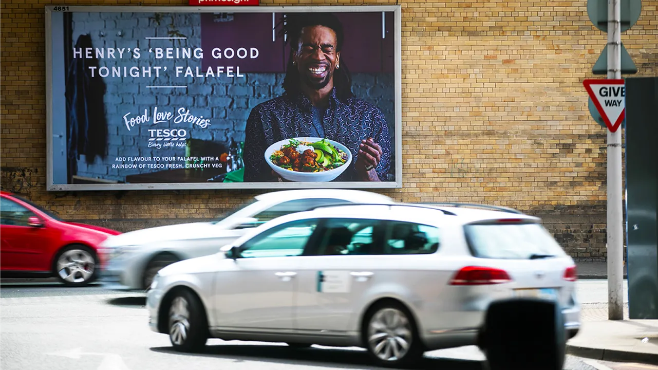 48-sheet roadside billboard in the UK