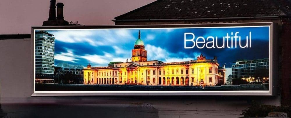 96-sheet large format roadside billboard