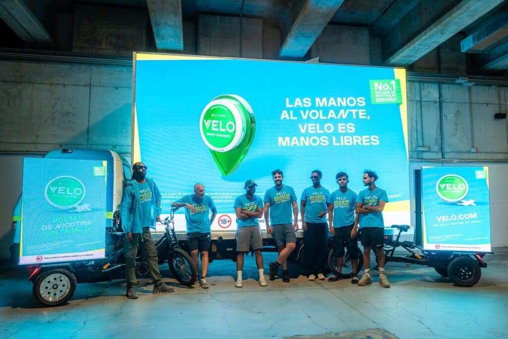 Mobile Billboards crew with a Digital AdVan and Digital AdBikes on the Velo campaign