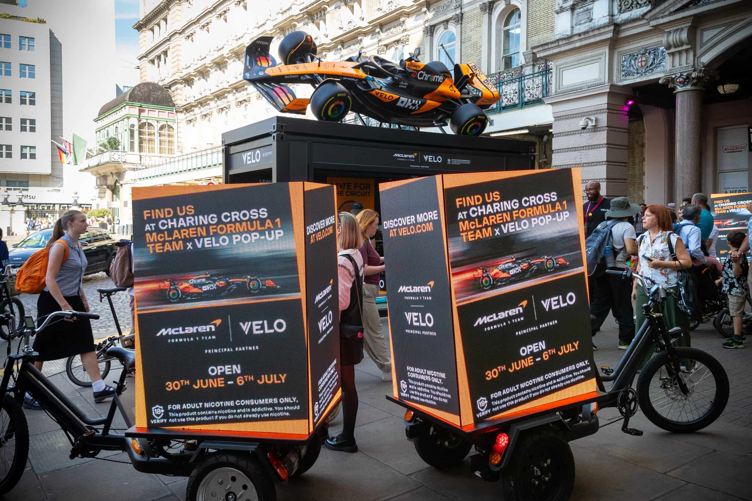 Ad Bike advertising services by Mobile Billboards