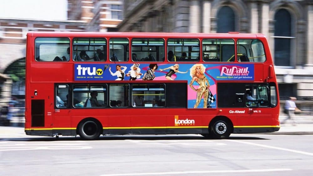Bus advertising campaign running across the UK