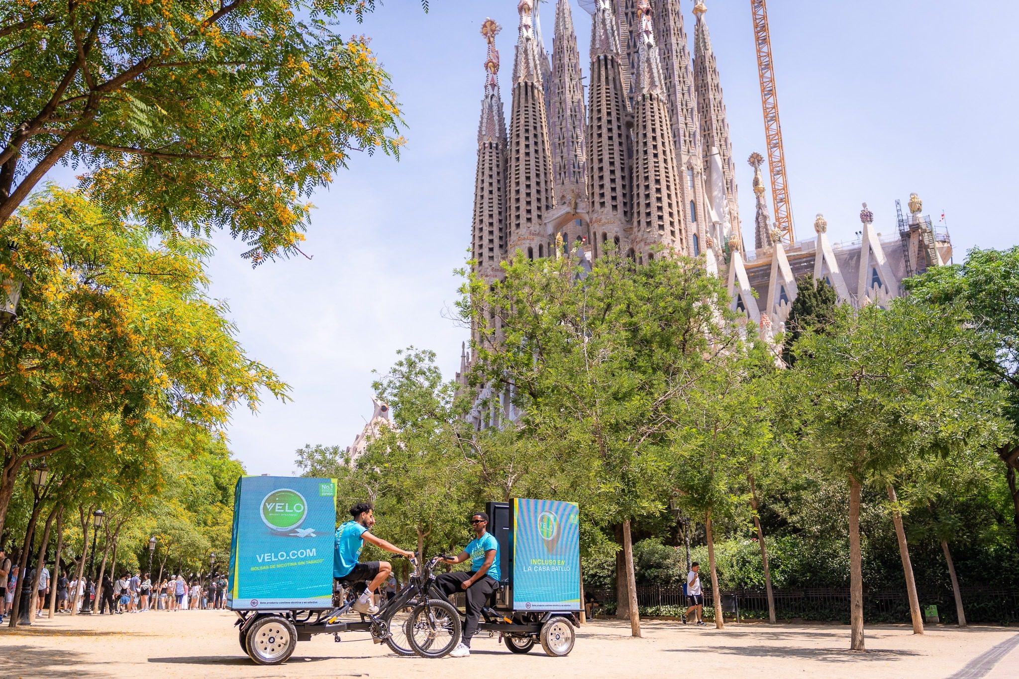 VELO Ad bike advertising campaign by Mobile Billboards