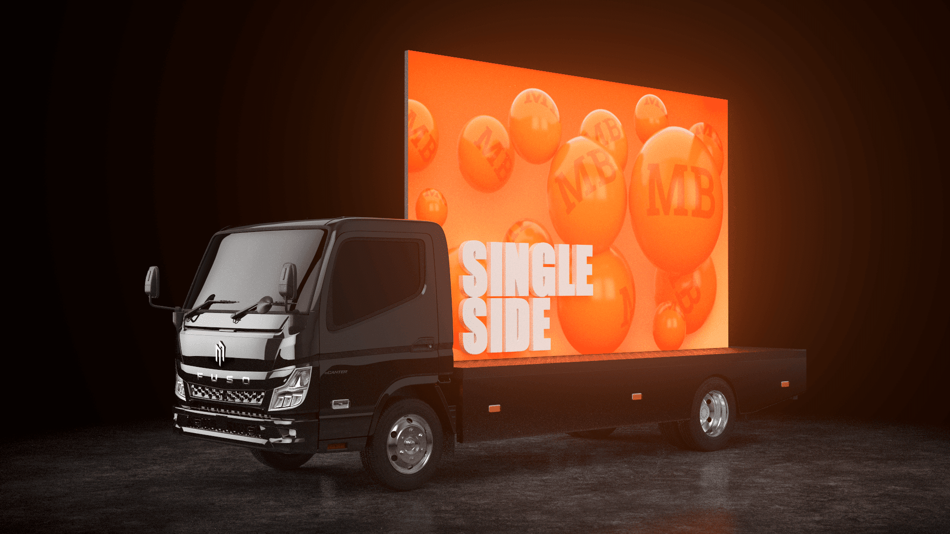 mobile Digital billboard truck for add display ad van