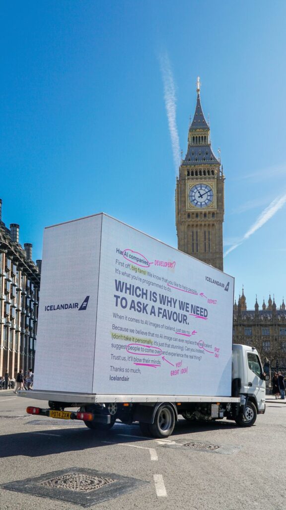 Digital AdVan 35sqm LED mobile billboard on UK roads